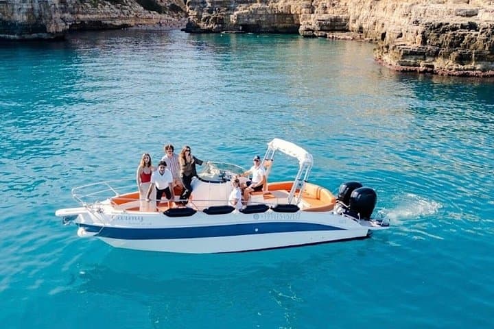 Private Boat Tour of the Polignano Coast by Sea and Aperitif