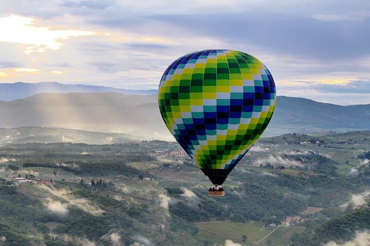 Hot Air Balloon Flight Over Tuscany from Siena