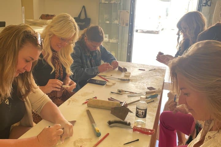 Creative workshop of Lecce stone
