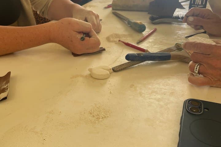 Creative workshop of Lecce stone