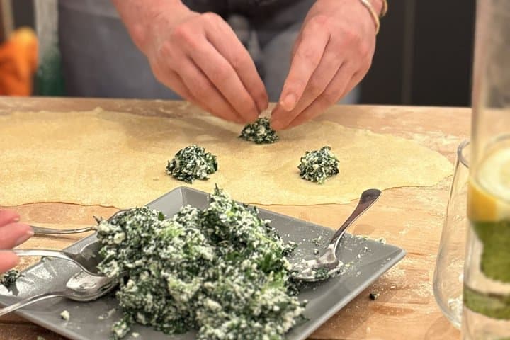 Ravioli & Pasta Cooking Course with Tiramisu, Wine & Gift Apron