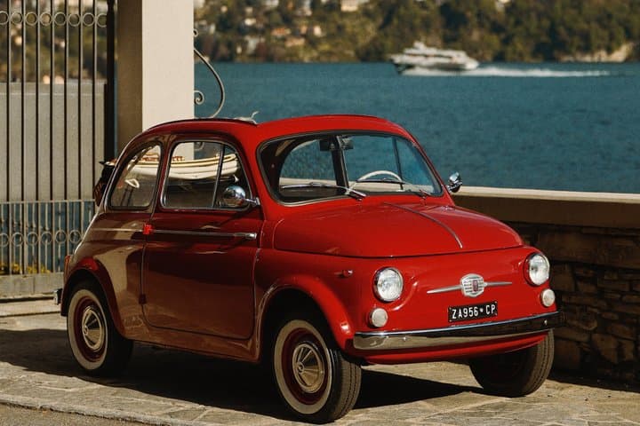 Lake Como Classic Fiat 500 Rental Experience 4h