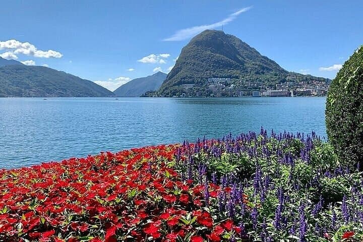 Milan Day Trip to Lake Como Bellagio Lugano and Boat Ride