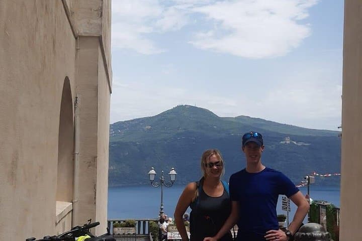 Ride an e-bike along the Appian Way from Rome to Castel Gandolfo.