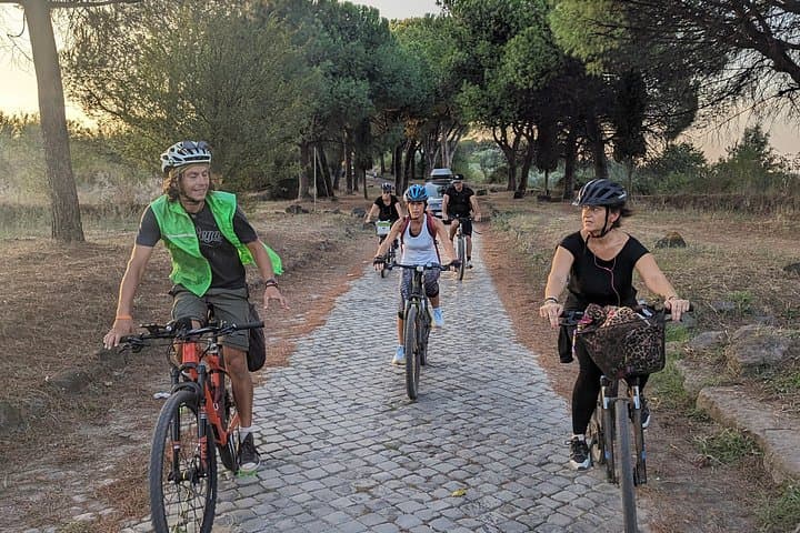 Ride an e-bike along the Appian Way from Rome to Castel Gandolfo.