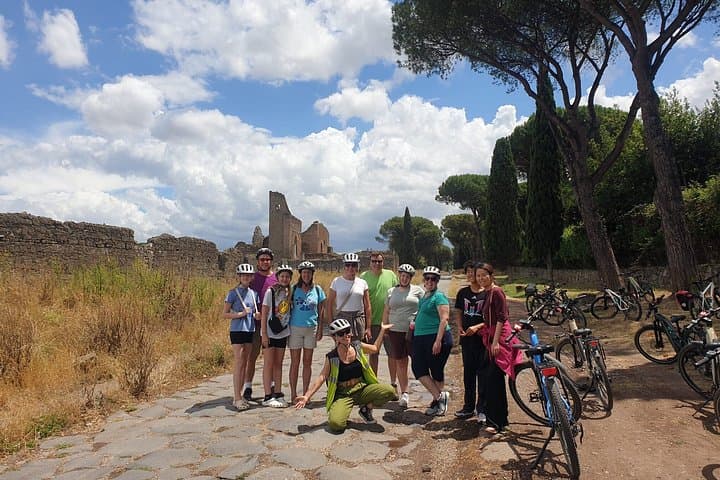 Ride an e-bike along the Appian Way from Rome to Castel Gandolfo.