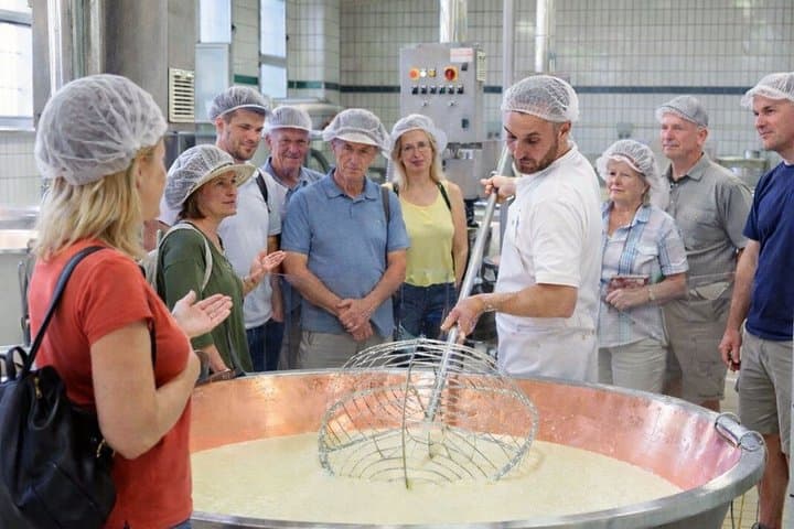 Parma: visit to the cheese factory and masterclass on Parmigiano Reggiano