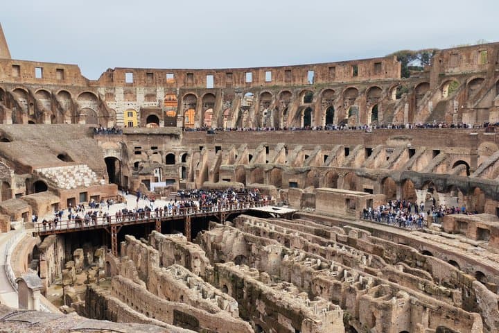 Exclusive Colosseum Private Tour with Arena Access Up to 9 Guests