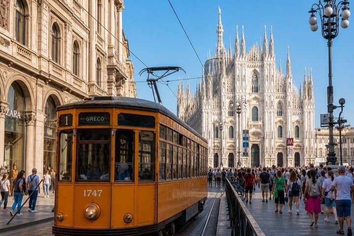 Milan Highlights by Vintage Tram Guided Tour