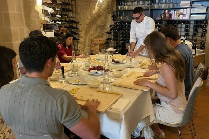 Small Group Matera Pasta Making Class and Wine Pairing