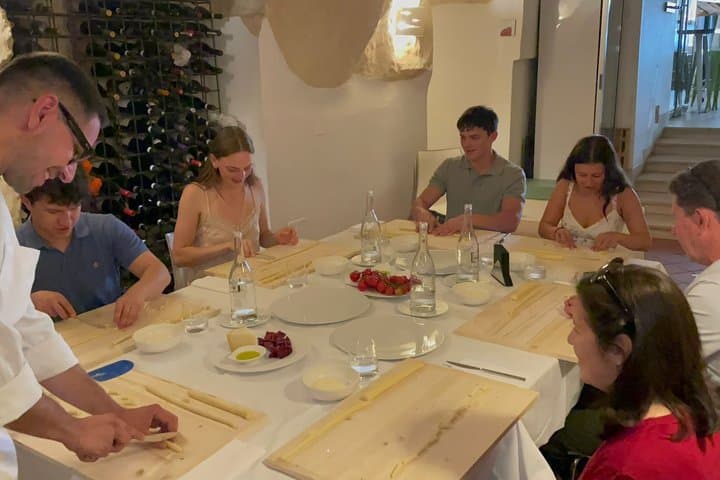 Small Group Matera Pasta Making Class and Wine Pairing