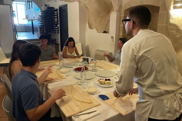 Small Group Matera Pasta Making Class and Wine Pairing