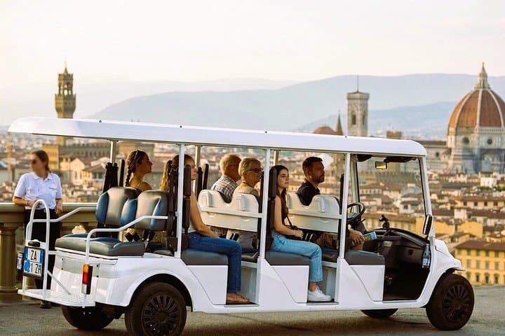 Florence Panoramic Golf Cart Tour + Piazzale Michelangelo