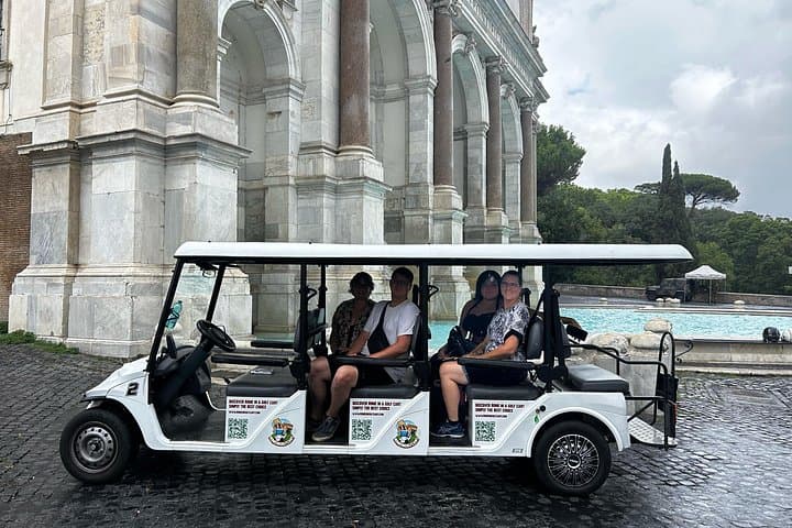 Exclusive 6 hours tour of Rome in Golf cart for Cruisers