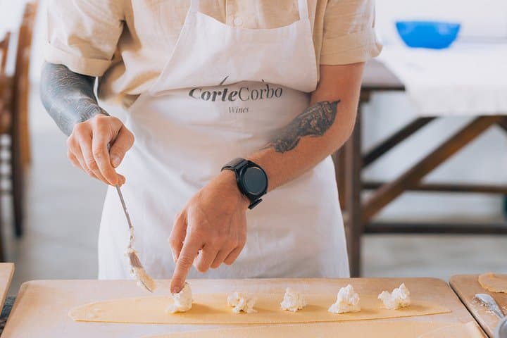 Wine & Cooking Experience with Local Family at Cortecorbo Winery