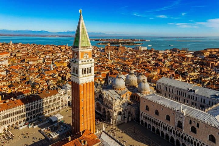 St Mark's Basilica with Terrace, Doge Palace and Bell Tower