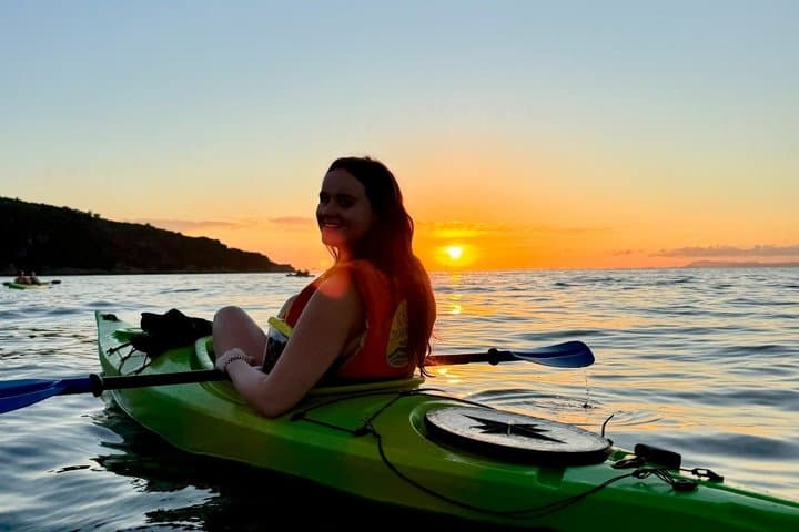 Sunset Kayak Activity on the Sorrento Coast