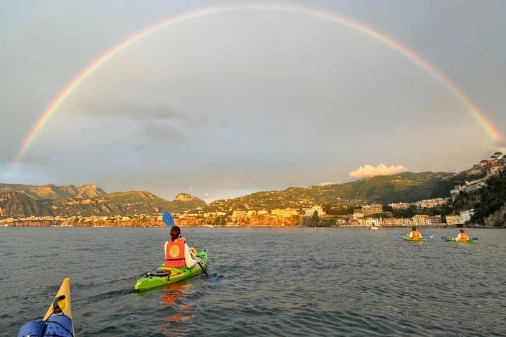 Sunset Kayak Activity on the Sorrento Coast