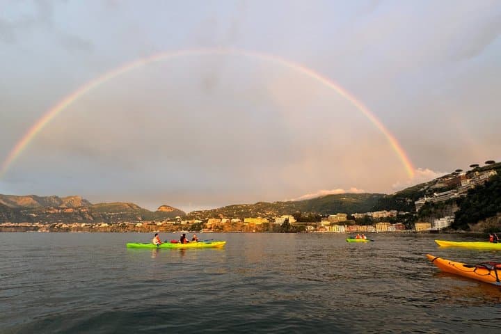 Sunset Kayak Activity on the Sorrento Coast
