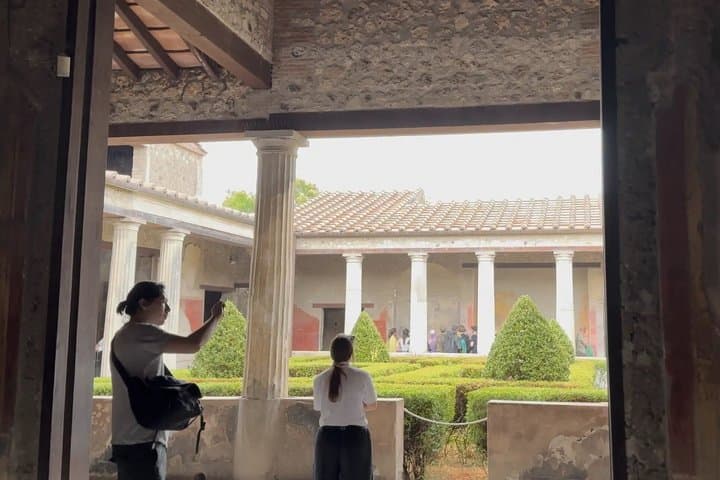 From Naples Pompeii Tour with Guide Ticket and Transfer Included