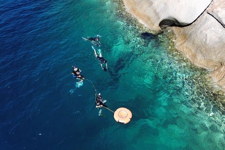 San Teodoro: snorkeling dinghy tour at Molara with sea scooter