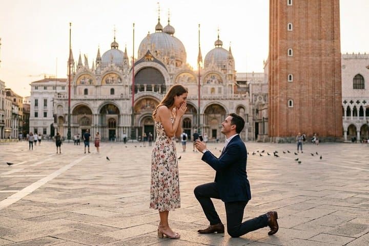 Venice Proposal Photoshoot & Videos