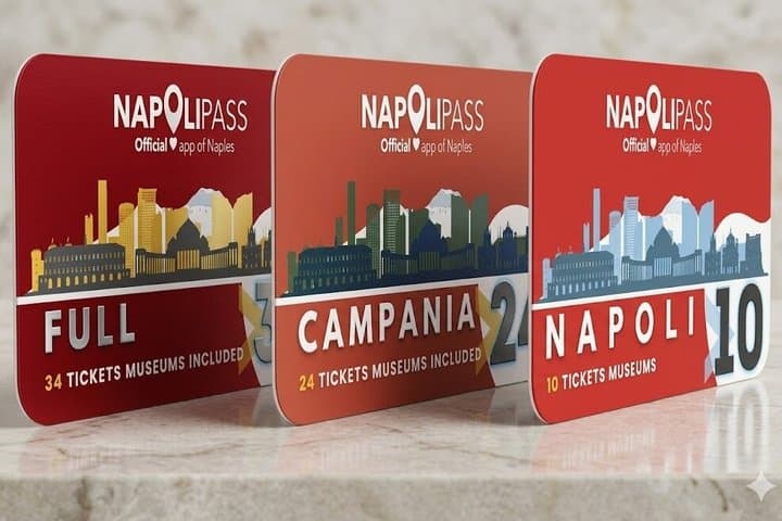 Napolipass Campania 24 Attractions Pompeii Herculaneum Palace Caserta
