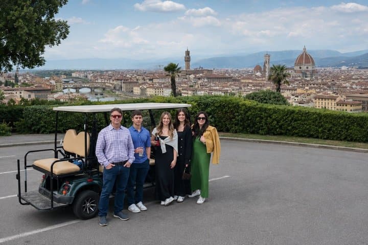 Florence to Fiesole Golf Cart Tour : History & Panoramic Views