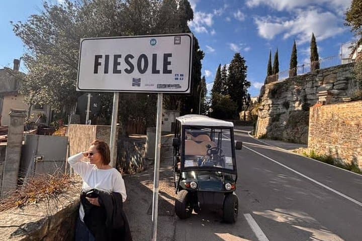Florence to Fiesole Golf Cart Tour : History & Panoramic Views