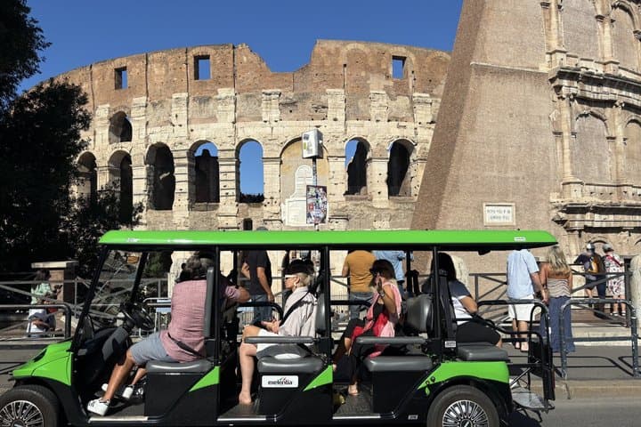 Rome Family Golf Cart Tour with Gelato