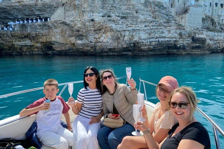 Polignano Experience from Bari boat cruise and Cooking Class
