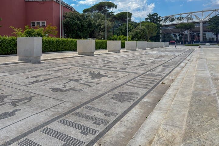 Rome Olympic Stadium and Foro Italico in All its Power