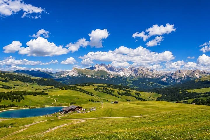 Alpe di Siusi eBike tour to the Seiser Alm mountain hut