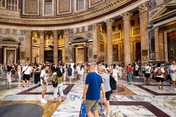 Beautiful Pantheon Prority entrance
