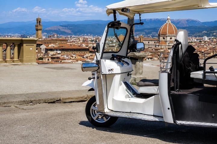 Florence City Highlights Golf Cart Tour with Local Guide+Gelato