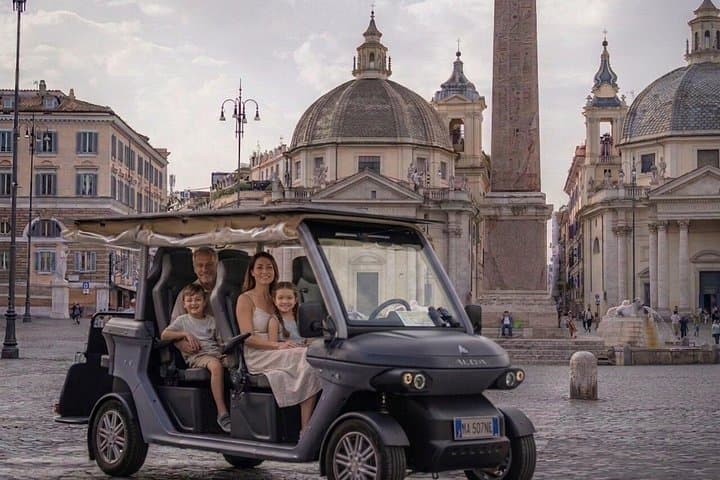 3-Hour Private Tour of Rome with Golf Cart