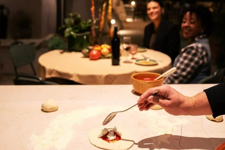 Puglia Panzerotti Class in a Trullo with Wine and Cheese Tasting