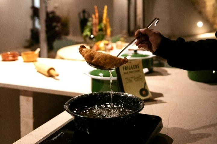 Puglia Panzerotti Class in a Trullo with Wine and Cheese Tasting