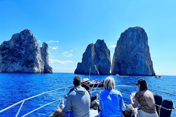 From Naples Exclusive Boat Tour to Capri and the Amalfi Coast