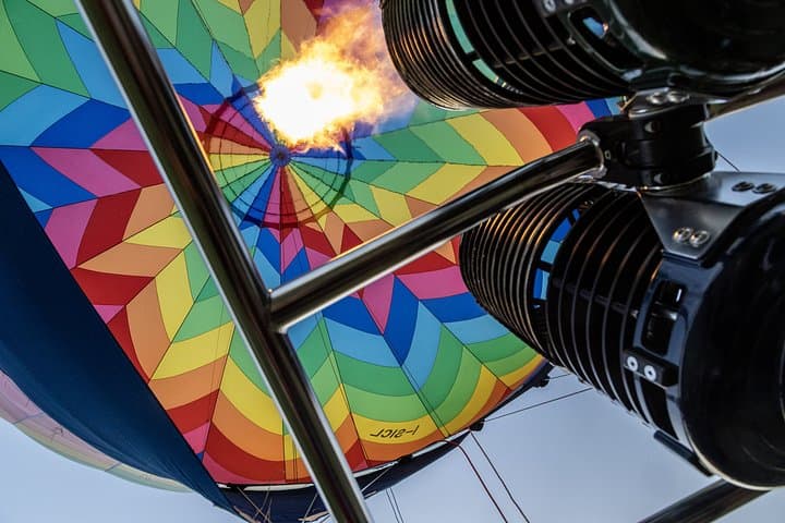Flight on Hot Air Balloon at the Foot of Mount Etna