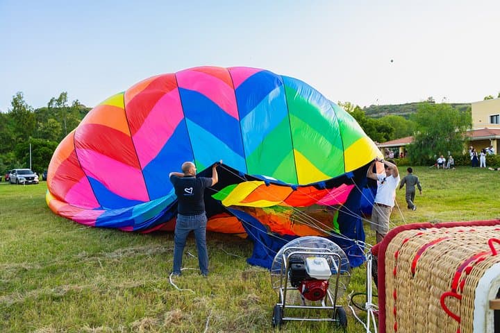 Flight on Hot Air Balloon at the Foot of Mount Etna