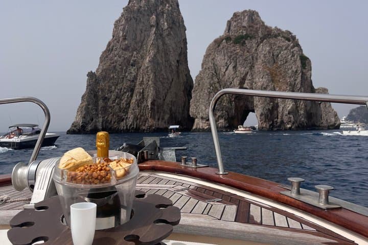 From Sorrento Private Sunset Cruise with Prosecco and Snacks