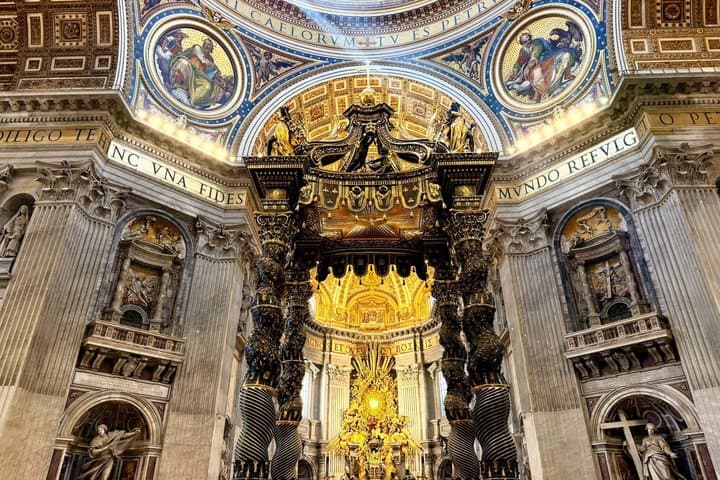 Vatican Basilica Audio Tour With Dome