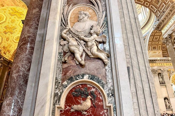 Vatican Basilica Audio Tour With Dome