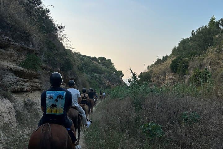Horseback riding on the beach of Castellammare del Golfo