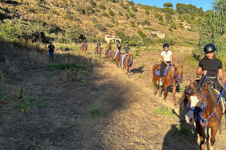 Horseback riding on the beach of Castellammare del Golfo