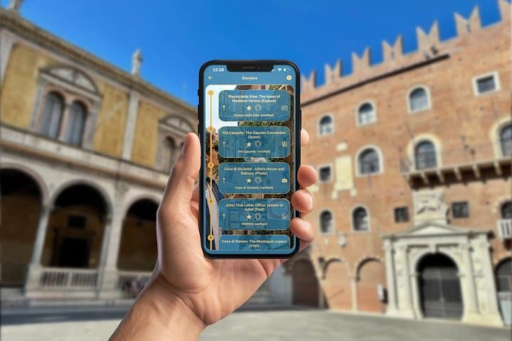 Romeo and Juliet Verona GPS App Walking Tour Mobile Game