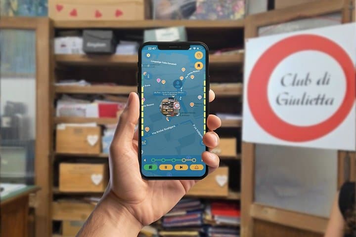 Romeo and Juliet Verona GPS App Walking Tour Mobile Game