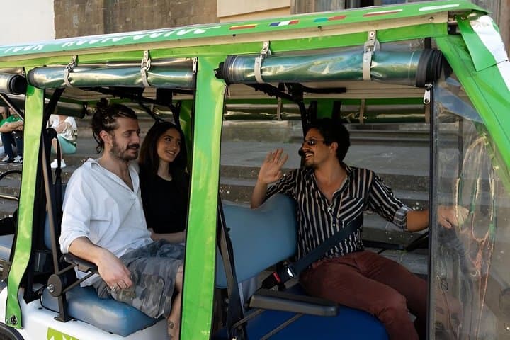 Private Florence Golf Cart Tour with a Sunset Prosecco Toast