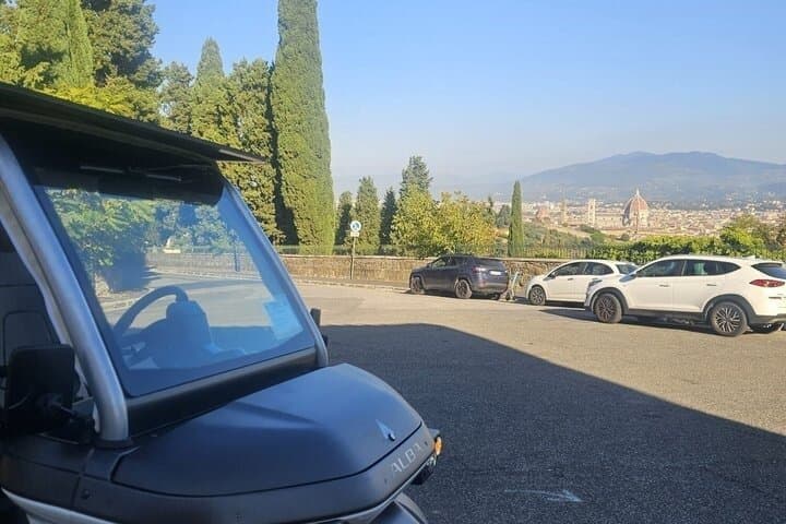 Private Florence Golf Cart Tour with a Sunset Prosecco Toast